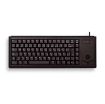 Obrázek CHERRY klávesnice G84-4400, trackball, ultralehká, USB, EU, černá