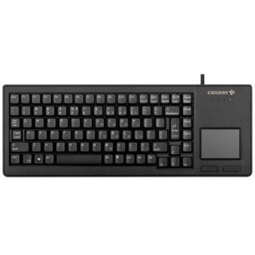 Obrázek CHERRY klávesnice G84-5500, touchpad, ultralehká, USB, EU, černá