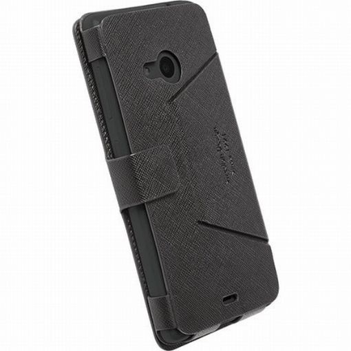 Obrázek Krusell flipové polohovací pouzdro MALMÖ FLIPCASE STAND pro Lumia 535/535 DS, černá