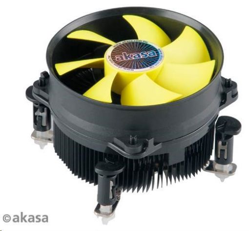 Obrázek AKASA chladič CPU  AK-CC7117EP01 LGA115X, 92mm low noise PWM fan, pro CPU se spotřebou až 95W