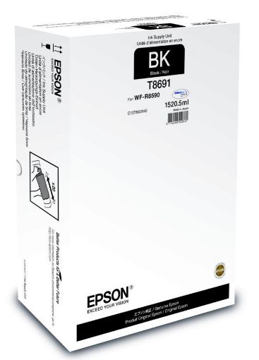 Obrázek EPSON Ink čer Recharge XXL for A3 – 75.000str. Black 1520,5 ml