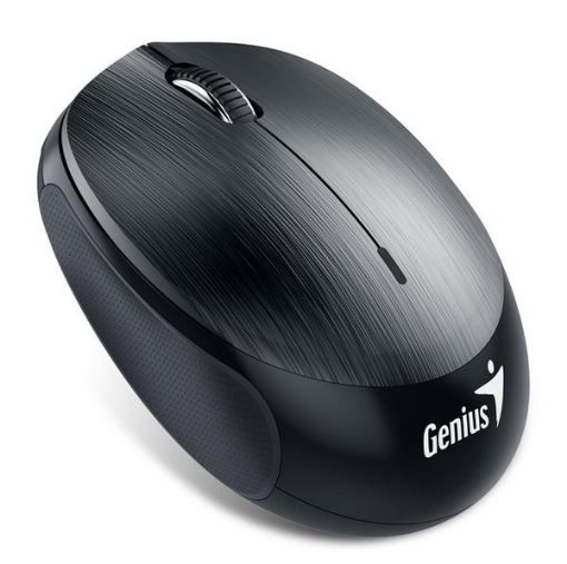 Obrázek GENIUS myš NX-9000BT/ Bluetooth 4.0/ 1200 dpi/ bezdrátová/ dobíjecí baterie/ kovově šedá