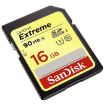 Obrázek SanDisk SDHC karta 16GB Extreme (90 MB/s Class 10 UHS-I U3)