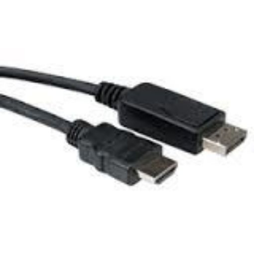 Obrázek Roline  DisplayPort-HDMI kabel, DP(M) -> HDMI M, 3m