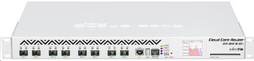 Obrázek MikroTik CloudCoreRouter CCR1072-1G-8S+, 1000MHz CPU, 16GB RAM, 8x SFP+, microUSB, smart card slot, 2xM.2, L6 licence