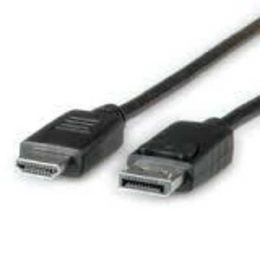 Obrázek Roline DisplayPort-HDMI kabel, DP(M) -> HDMI M, 2m