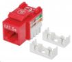 Obrázek Intellinet Cat5e Keystone Jack, UTP, Red, Punch-down