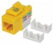 Obrázek Intellinet Cat5e Keystone Jack, UTP, Yellow, Punch-down