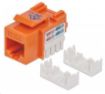 Obrázek Intellinet Cat6 Keystone Jack, UTP, Orange, Punch-down