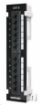 Obrázek Intellinet Patch Panel, Wallmount, Cat6, 12-Port, UTP, 1U, Black