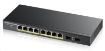 Obrázek Zyxel GS1900-10HP 10-port Desktop Gigabit Web Smart PoE Switch, 8x gigabit PoE RJ45, 2x SFP, 77W PoE budget, fanless