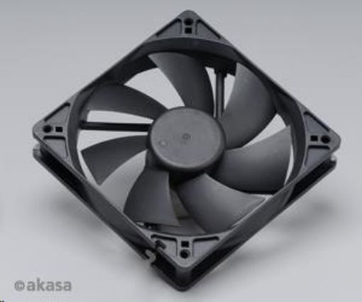 Obrázek AKASA ventilátor AK-174BK-B, 120 x 25mm, kuličkové ložisko, velmi tichý