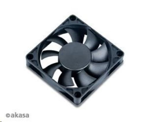 Obrázek AKASA ventilátor AK-179BKT-C, 70 x 15mm, termo sensor, kuličkové ložisko