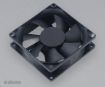 Obrázek AKASA ventilátor Paxfan black, 80 x 25mm, prodloužená životnost, velmi tiché, kuličkové ložisko