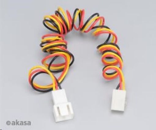 Obrázek AKASA kabel prodloužení 3-pin ventilátor, 60cm