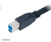 Obrázek AKASA kabel PROSLIM USB, male A na B male USB 3.0, 150cm, černý