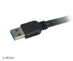 Obrázek AKASA kabel PROSLIM USB, male A na micro B male USB 3.0, 150cm, černý