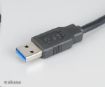 Obrázek AKASA kabel USB, male A na A male USB 3.0, 150cm, černý