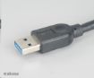 Obrázek AKASA kabel USB, male A na micro B male USB 3.0, 100cm, černý