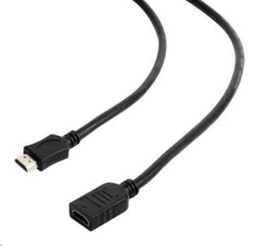 Obrázek GEMBIRD Kabel prodlužovací HDMI - HDMI 4,5m (zlacené konektory, stíněný)