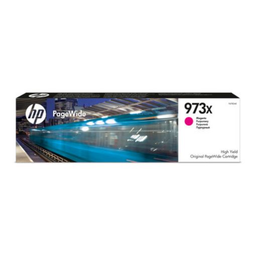 Obrázek HP 973X High Yield Magenta Original PageWide Cartridge (7,000 pages)