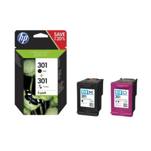 Obrázek HP 301 Ink Cartridge Combo 2-Pack, N9J72AE