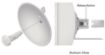 Obrázek UBNT airMAX PowerBeam M2 2x18dBi [400mm, Client/AP/Repeater, 2.4GHz, 802.11g/n, 10/100/1000 Ethernet]