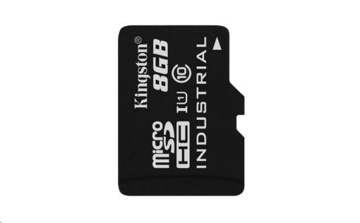 Obrázek Kingston 8GB microSDHC UHS-I Industrial Temp Card Single Pack (bez adaptéru)