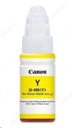 Obrázek Canon BJ INK GI-490 Y (Yellow Ink Bottle)