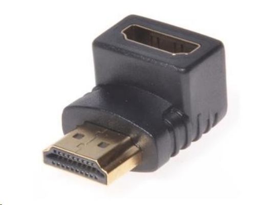 Obrázek PREMIUMCORD Adapter HDMI M/F zahnutý do pravého úhlu