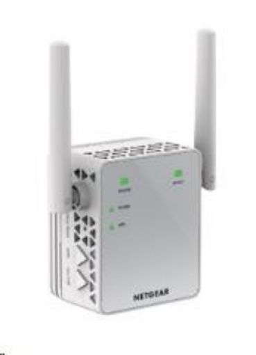 Obrázek Netgear EX3700 WiFi AC750 Range Extender, 1x 10/100 RJ45, přímo do zásuvky