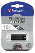 Obrázek VERBATIM Flash Disk PinStripe USB 3.0, 16GB - černá