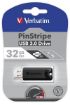 Obrázek VERBATIM Flash Disk PinStripe USB 3.0, 32GB - černá