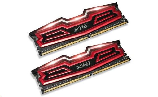 Obrázek DIMM DDR4 16GB 2400MHz CL16 (KIT 2x8GB) ADATA XPG Dazzle, Red/Black