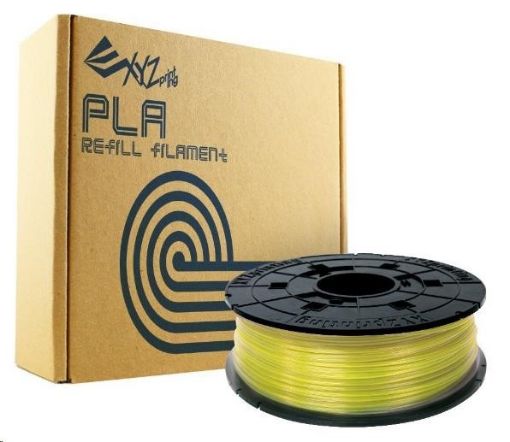 Obrázek XYZ da Vinci 600 gr náhradní filament PLA Clear Yellow