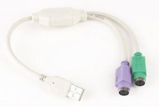 Obrázek Kabel GEMBIRD adapter USB-2xPS/2 30cm
