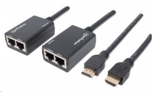 Obrázek MANHATTAN Cat5e/Cat6 HDMI Extender