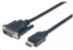 Obrázek MANHATTAN HDMI Male to DVI-D 24+1 Male, Dual Link, Black, 5m