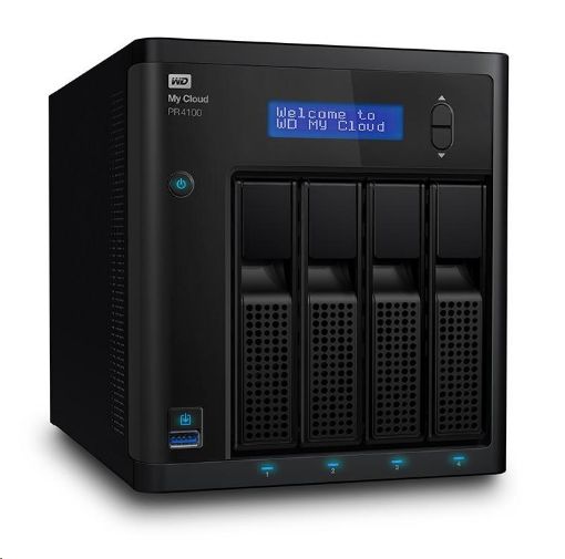 Obrázek WD My CLOUD PR 4100, 16 TB (4x4TB) 3,5", RJ45, NAS