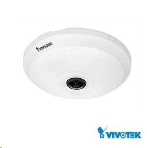 Obrázek Vivotek FE9181-H, 3.6Mpix,30sn/s, H.265,obj. 1.47mm (360°), DI/DO,audio,PoE,IR-Cut,WDR,defog, SDXC, 3DNR, vnitřní