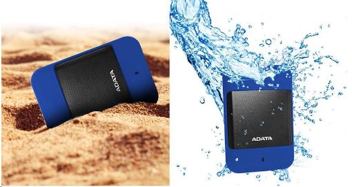 Obrázek ADATA Externí HDD 2TB 2,5" USB 3.1 DashDrive™ Durable HD700, modrá