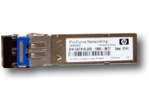 Obrázek SFP transceiver 1,25Gbps, 1000BASE-LX, SM, 20km, 1310nm (FP), LC dup., 0 až 70°C, 3,3V, DMI, HP komp. J4859C OEM