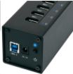 Obrázek CONRAD USB 3.0 hub s adaptérem, 10-port