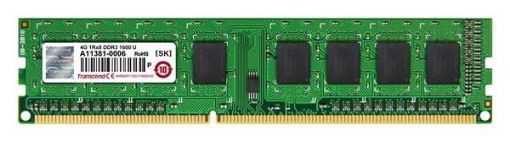 Obrázek DIMM DDR3 4GB 1600MHz TRANSCEND JetRam™, 512Mx8 CL11, retail