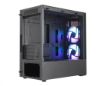 Obrázek Cooler Master case MasterBox MB320L, aRGB, mATX, Mid Tower, černá, bez zdroje