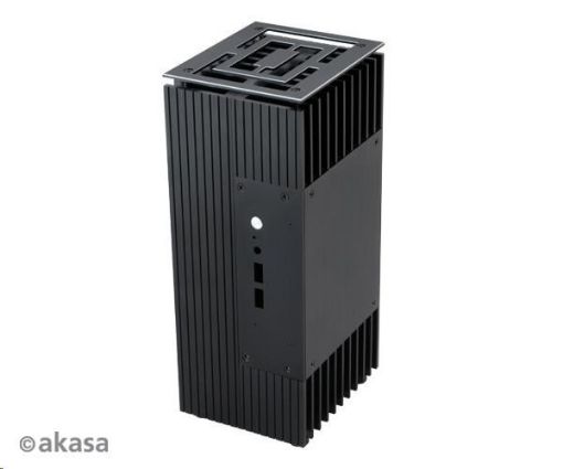 Obrázek AKASA skříň Turing, fanless case, černá