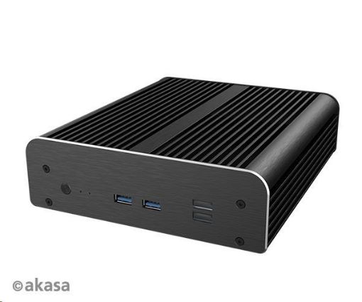 Obrázek AKASA case Newton TN, fanless case, černá