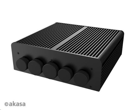 Obrázek AKASA case Pascal TN, waterproof fanless case, černá