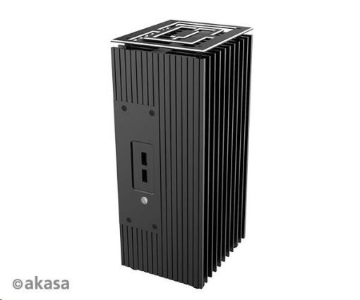 Obrázek AKASA case Turing TN, fanless case, černá