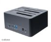 Obrázek AKASA HDD box DuoDock X3 HDD/SSD, USB 3.1, 2.5" a 3.5", pro 2 disky současně